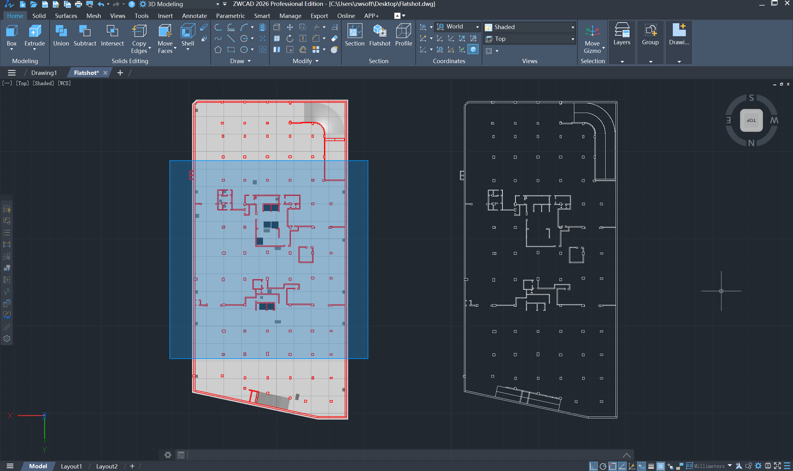 Πληροφορίες μοντέλου BIM μαζί με τεκμηρίωση DWG στο ZWCAD — EASYCAD
